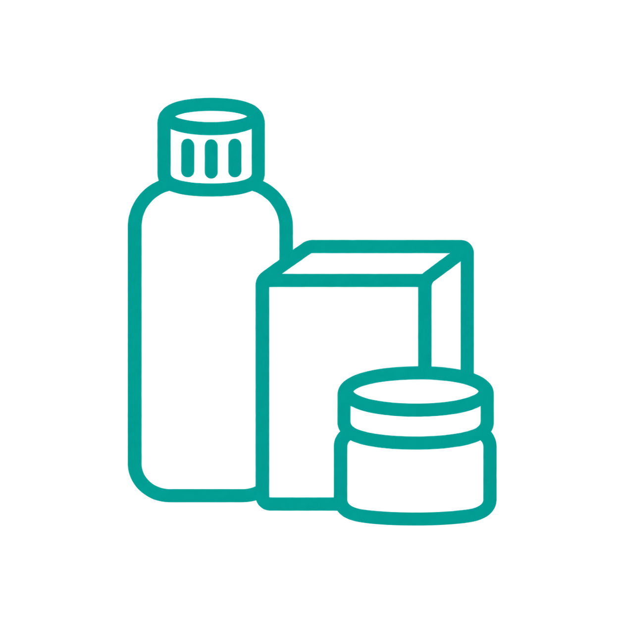 Icono de amplio surtido de productos dentales