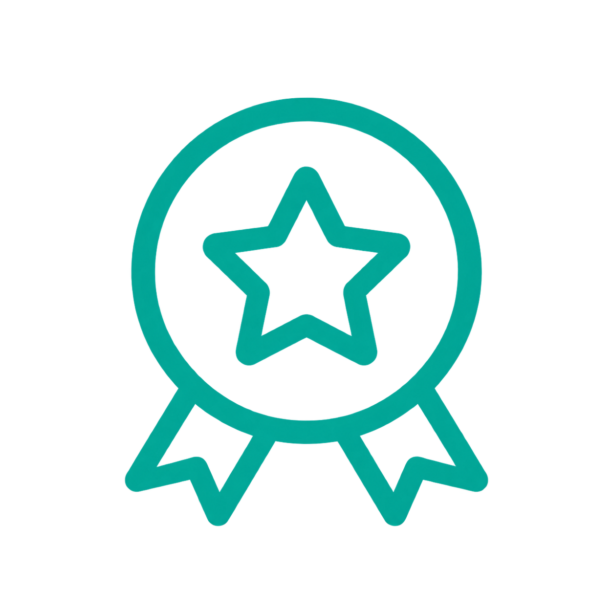Icono de experiencia y confianza